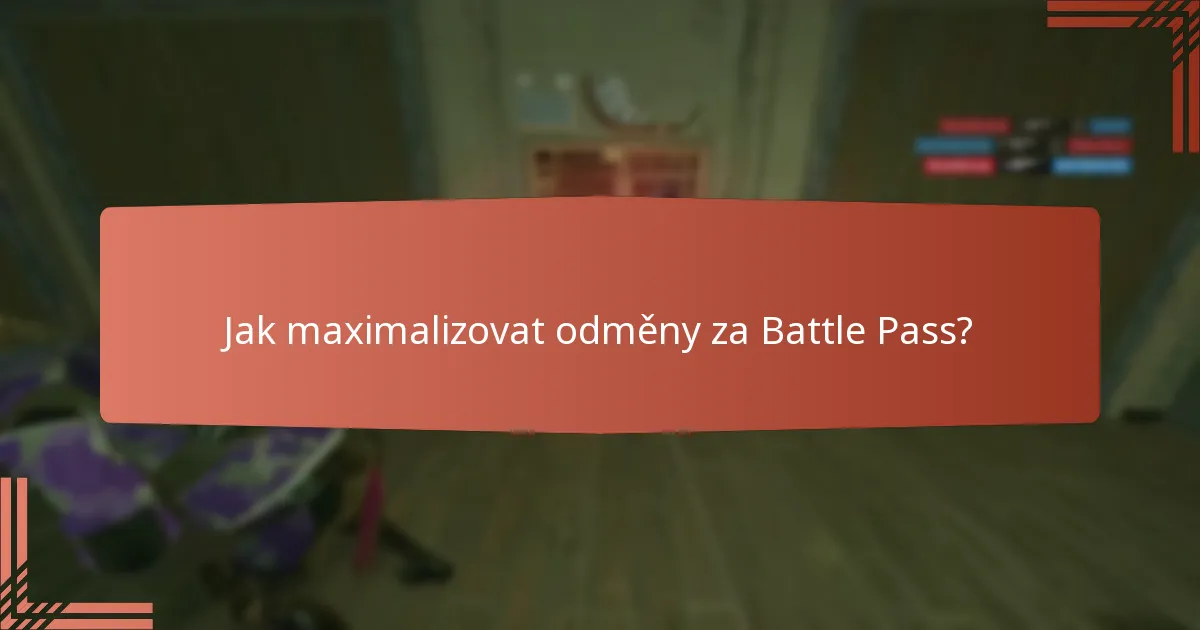 Jaké jsou odměny za události spojené s Battle Passem?